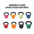 Hot Sale Vinyl Coated Solid Cast Iron Steel Strength Training Weight Kettlebell